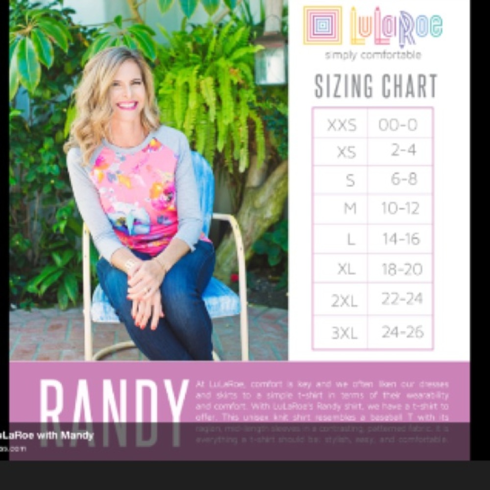 3X CLASSY CASUAL TEE by RANDY - Picture 4 of 7